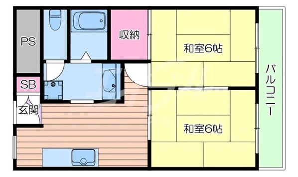 ヒカリハイツの物件間取画像